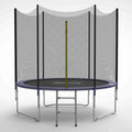 GALACTICA Trampoline Set Round with Safety Net Enclosure Blue