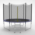 GALACTICA Trampoline Set Round with Safety Net Enclosure Blue