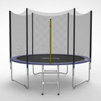 GALACTICA Trampoline Set Round with Safety Net Enclosure Blue