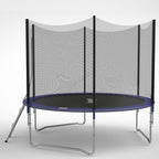GALACTICA Trampoline Set Round with Safety Net Enclosure Blue