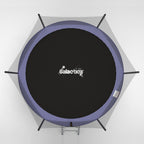 GALACTICA Trampoline Set Round with Safety Net Enclosure Blue