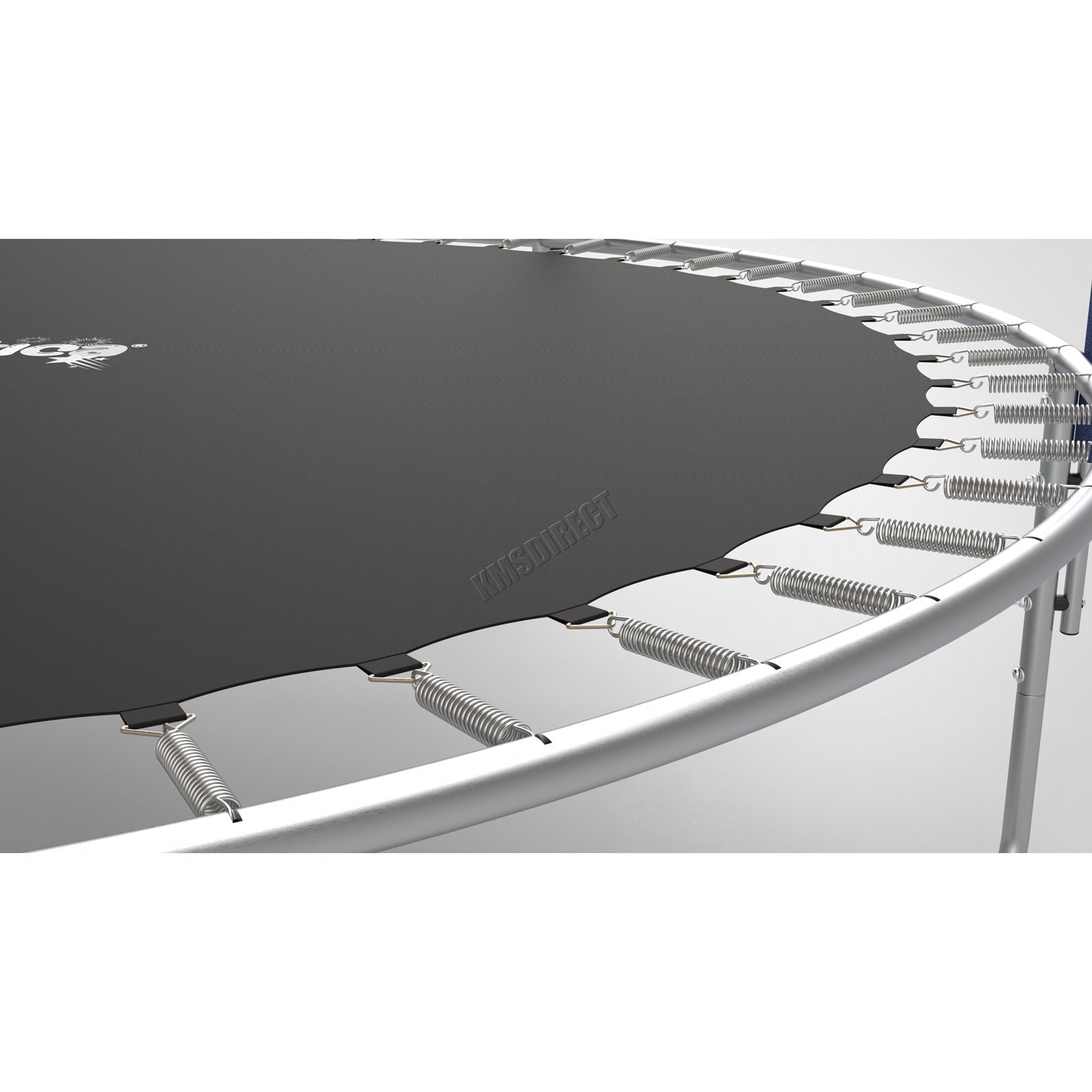 GALACTICA Trampoline Set Round with Safety Net Enclosure Blue