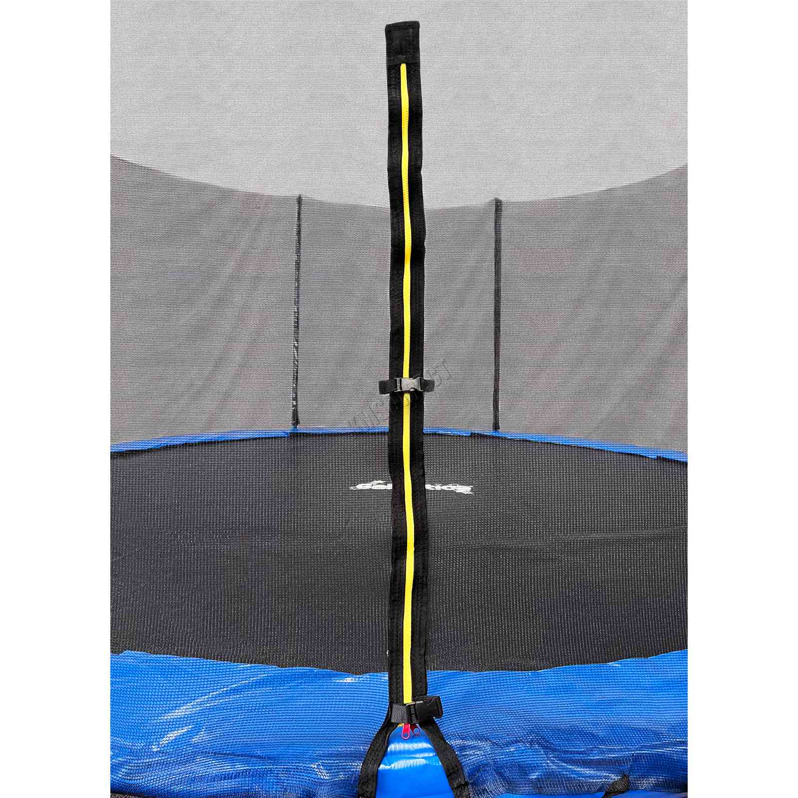 GALACTICA Trampoline Set Round with Safety Net Enclosure Blue