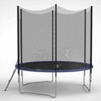 GALACTICA Trampoline Set Round with Safety Net Enclosure Blue