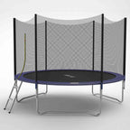 GALACTICA Trampoline Set Round with Safety Net Enclosure Blue