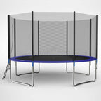 GALACTICA Trampoline Set Round with Safety Net Enclosure Blue