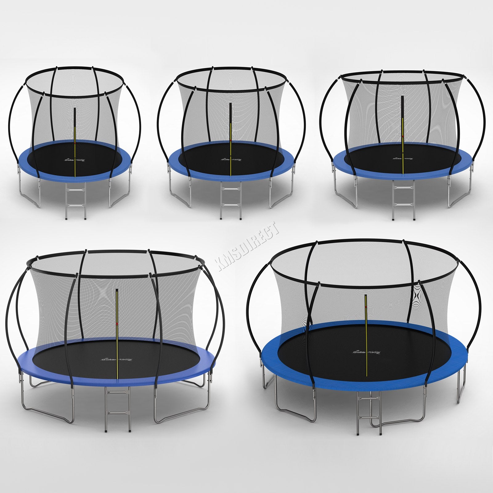 GALACTICA Trampoline Super With Safety Net Enclosure
