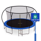 GALACTICA Trampoline Super With Safety Net Enclosure