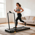FIT4YOU Treadmills Walking Pad Black