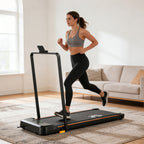 FIT4YOU Treadmills Walking Pad Black