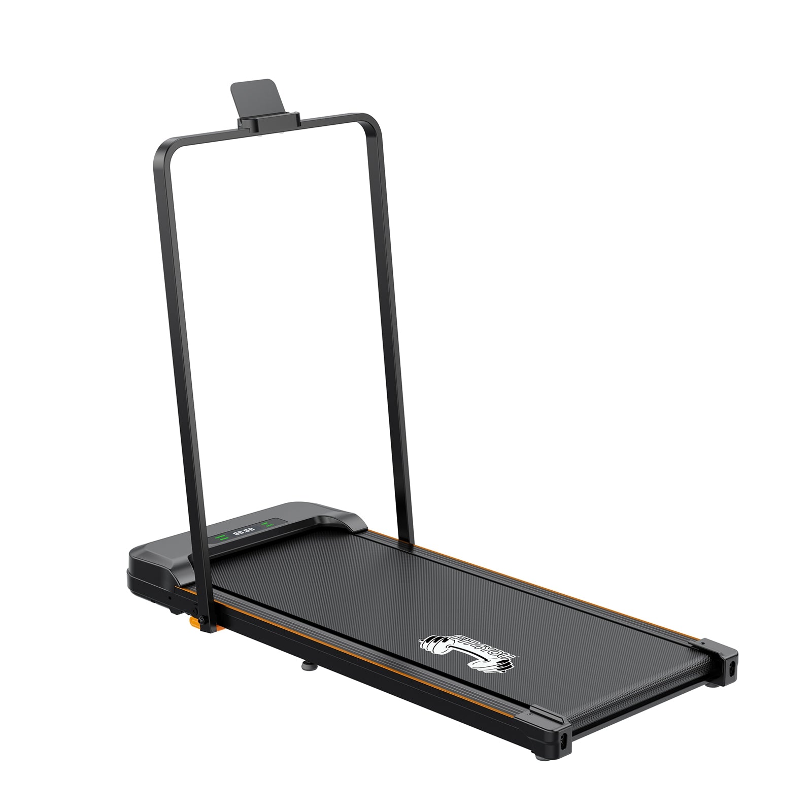 FIT4YOU Treadmills Walking Pad Black