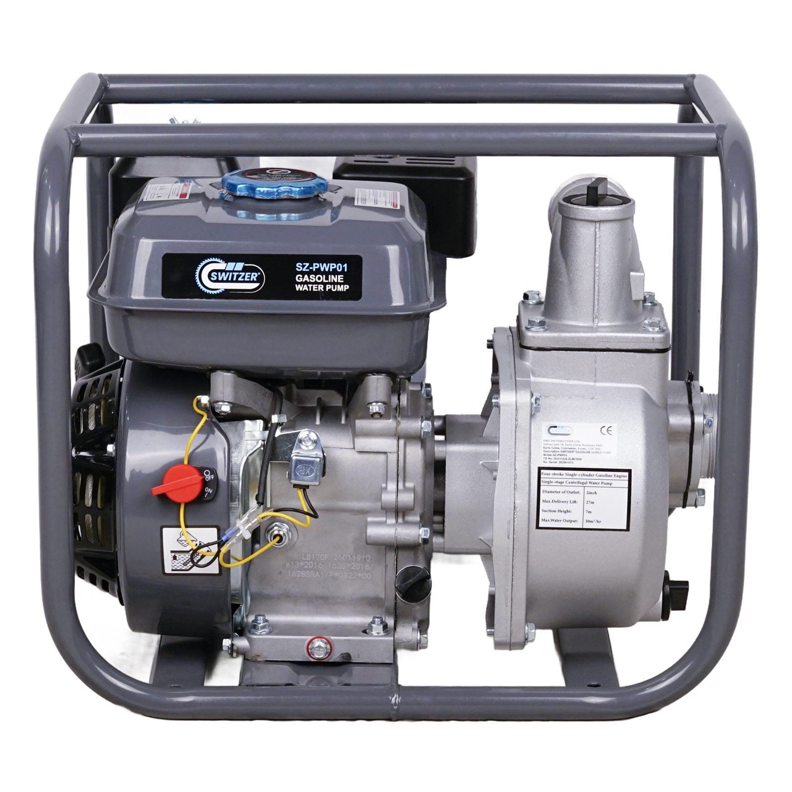 SwitZer 6.5HP Petrol Water Pump SZ-PWP01