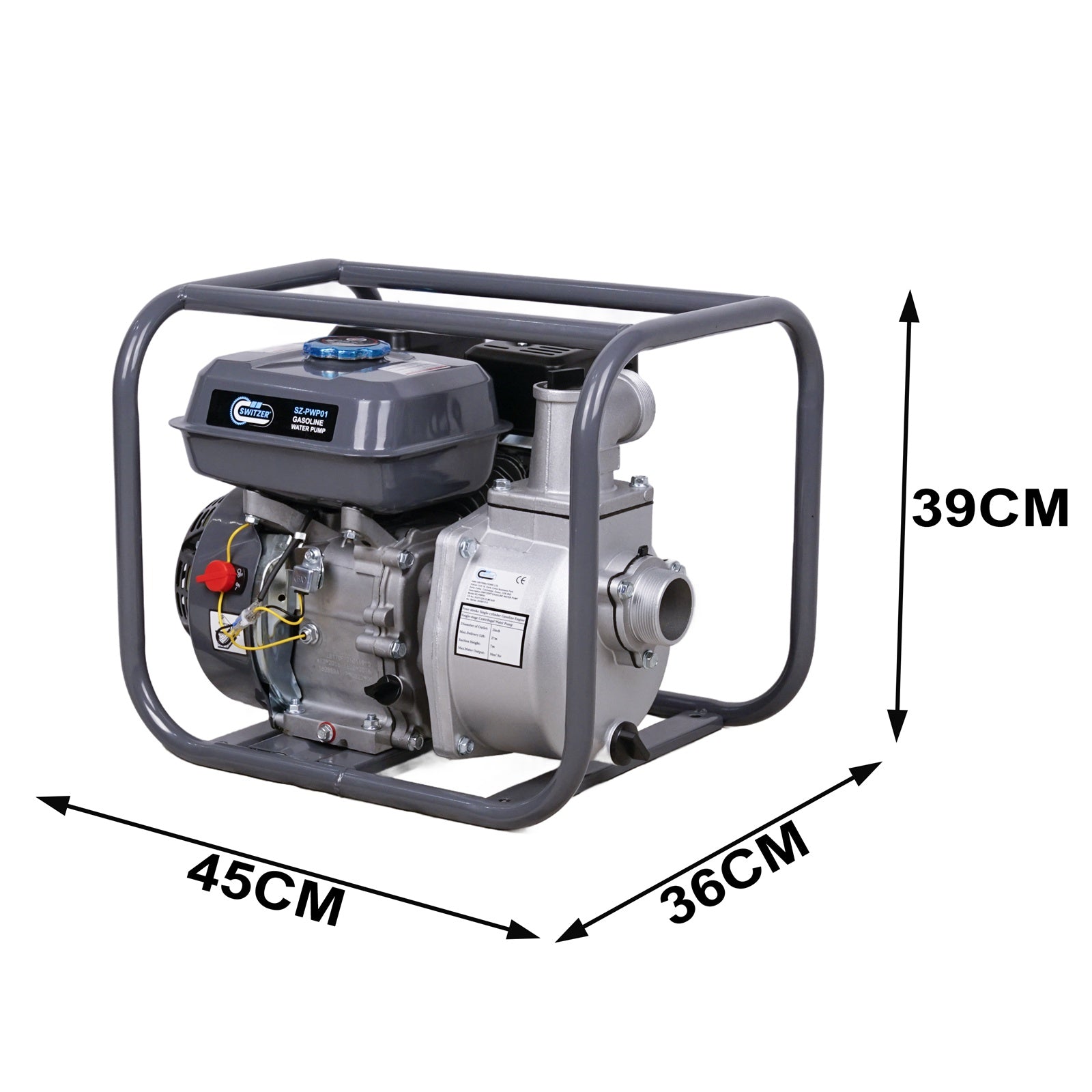 SwitZer 6.5HP Petrol Water Pump SZ-PWP01