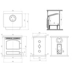 HEATSURE Wood Burner Stove JA010 7KW