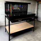 SwitZer Metal Workbench Black