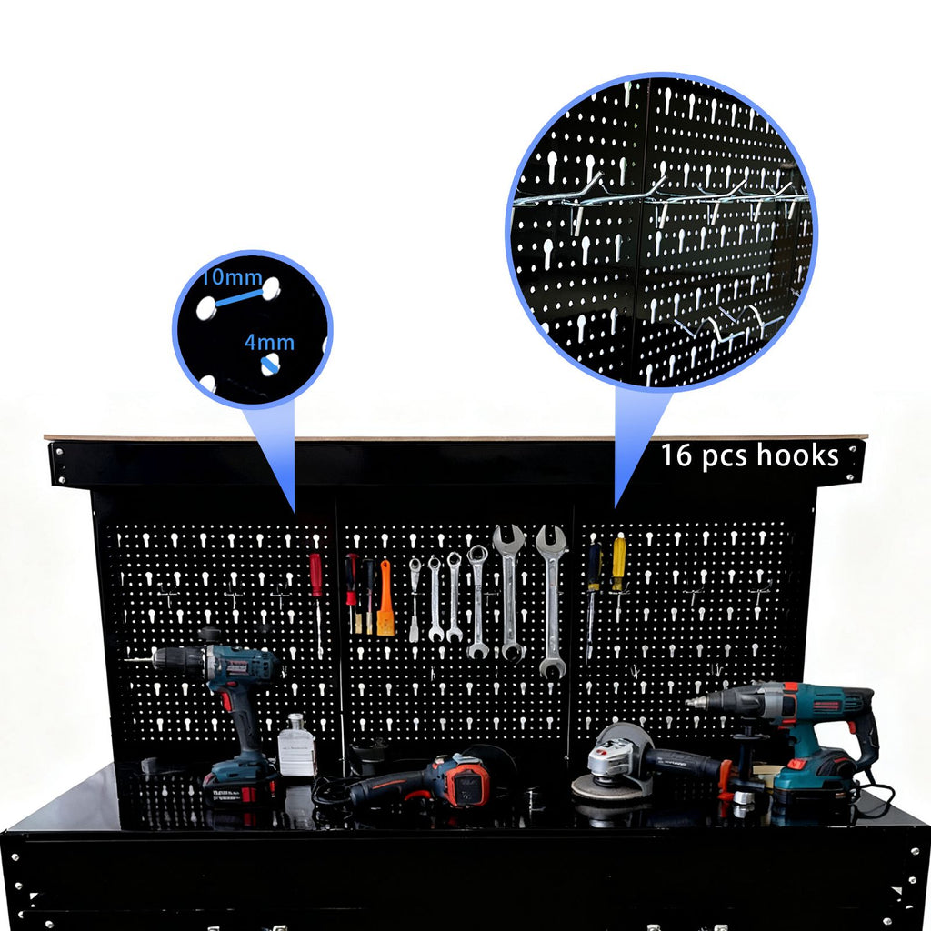 SwitZer Metal Workbench Black