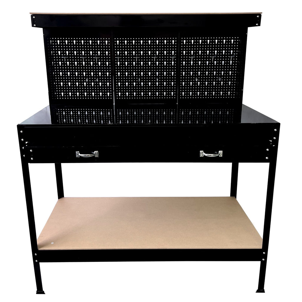 SwitZer Metal Workbench Black