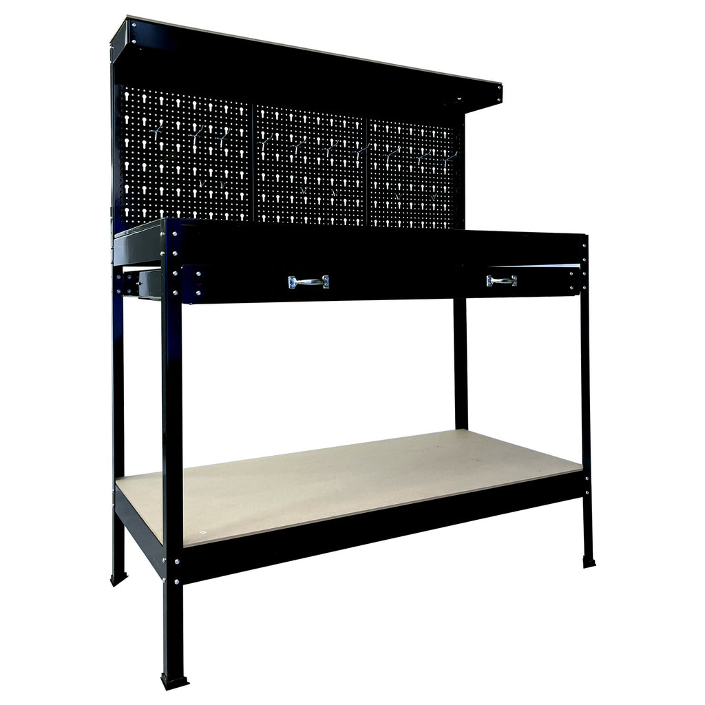 SwitZer Metal Workbench Black