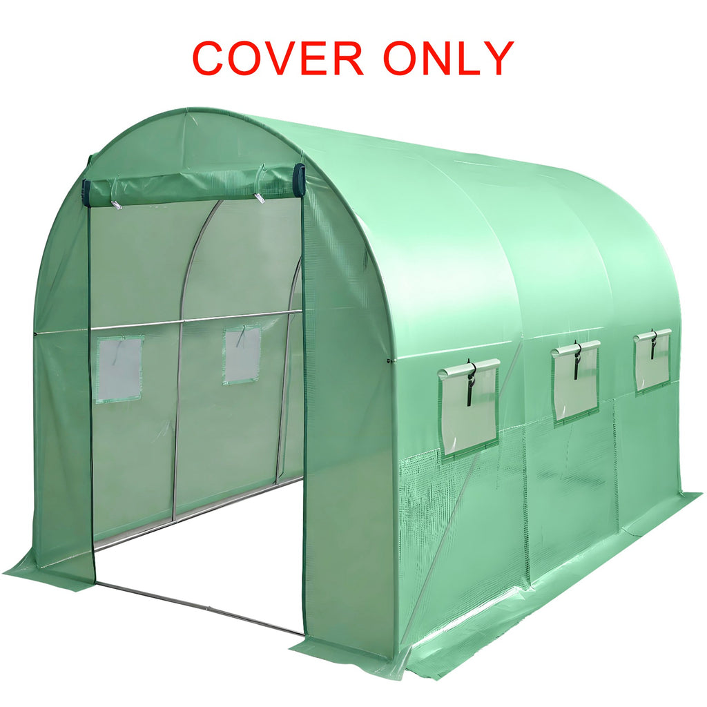 BIRCHTREE Replacement Polytunnel Greenhouse Cover Only
