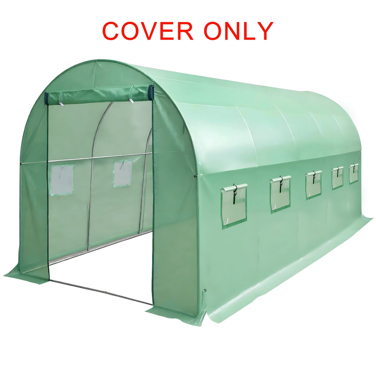 BIRCHTREE Replacement Polytunnel Greenhouse Cover Only