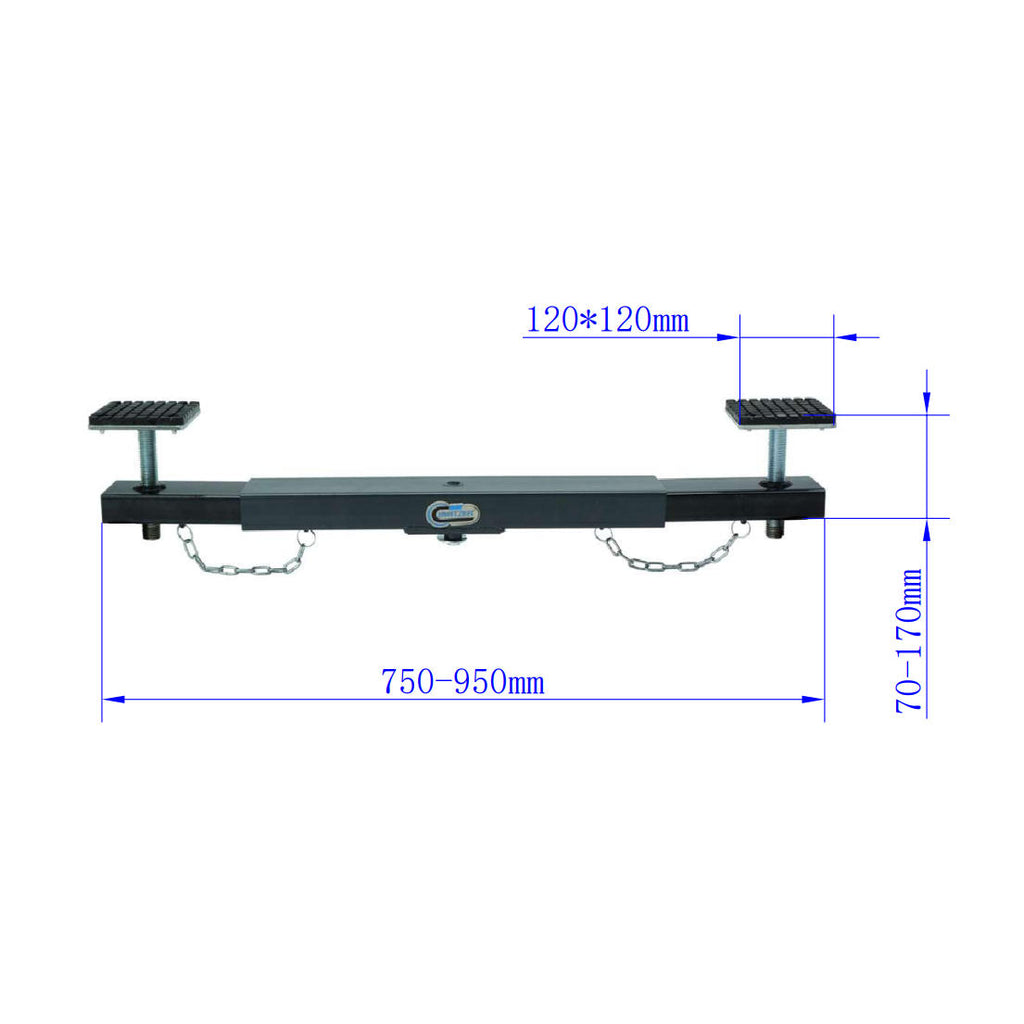 SwitZer Cross Beam Adaptor 2 Ton Grey