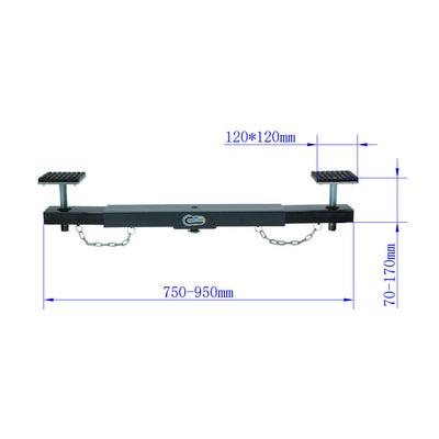 SwitZer Cross Beam Adaptor 2 Ton Grey